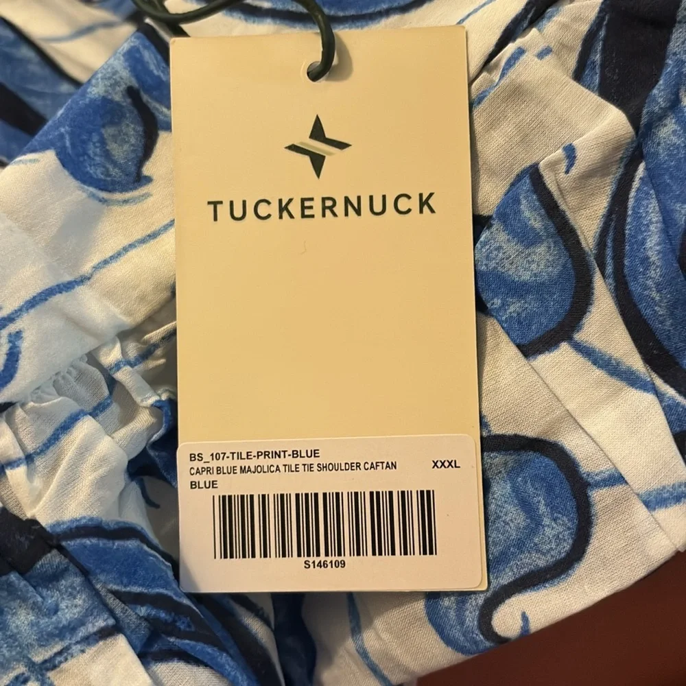 Tuckernuck Blue and White Maxi Dress - Picture 2 of 3